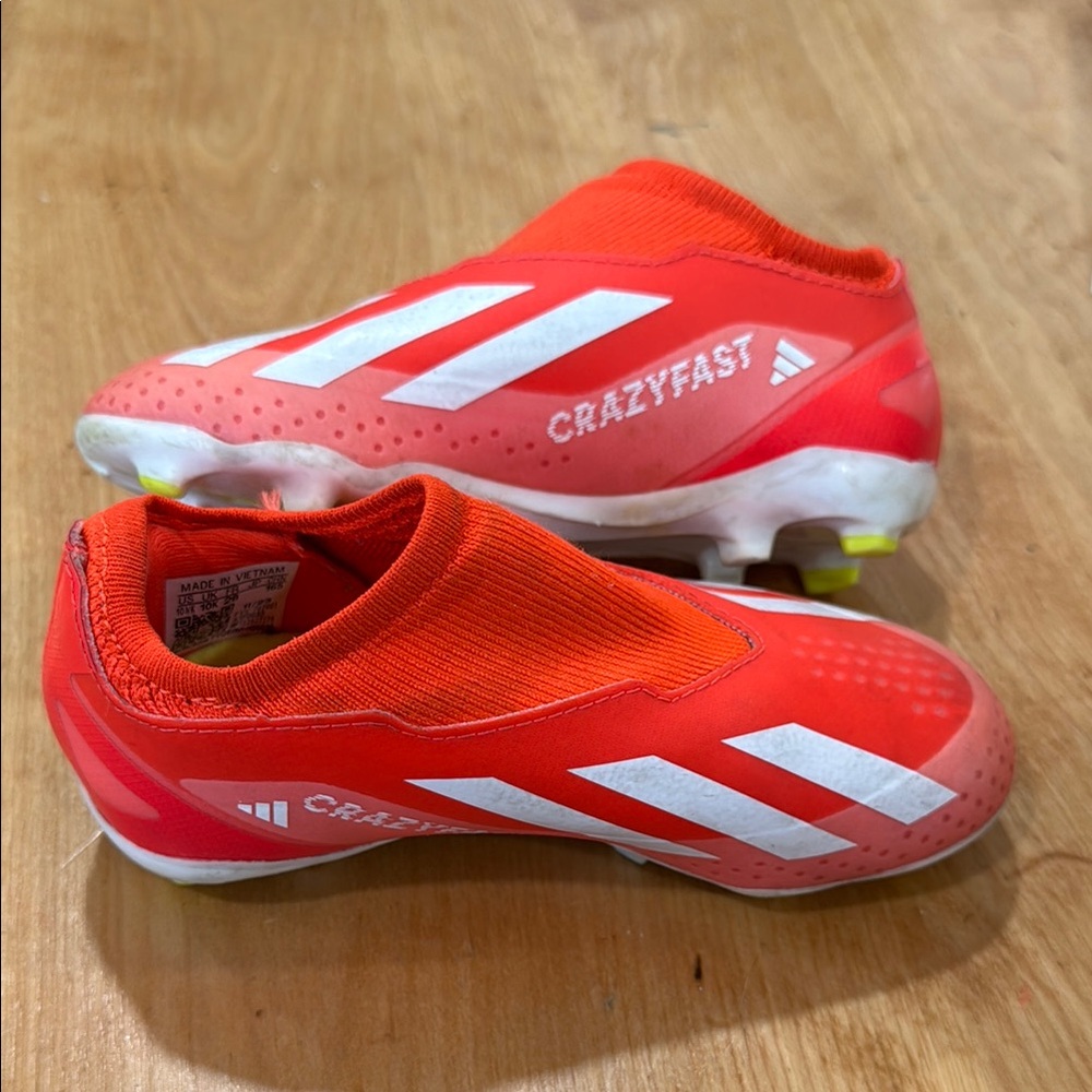 Adidas Kids Crazyfast Size 10.5